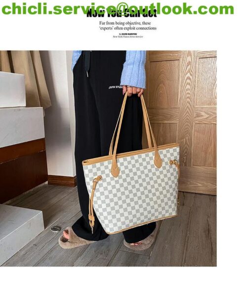 Louis Vuitton LV Neverfull Dupe Damier Bag CL001