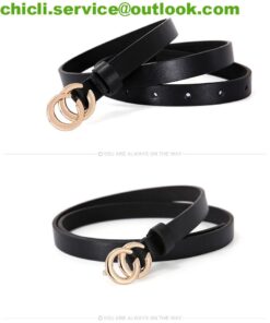 Gucci GG Marmont reversible thin belt dupe GG017