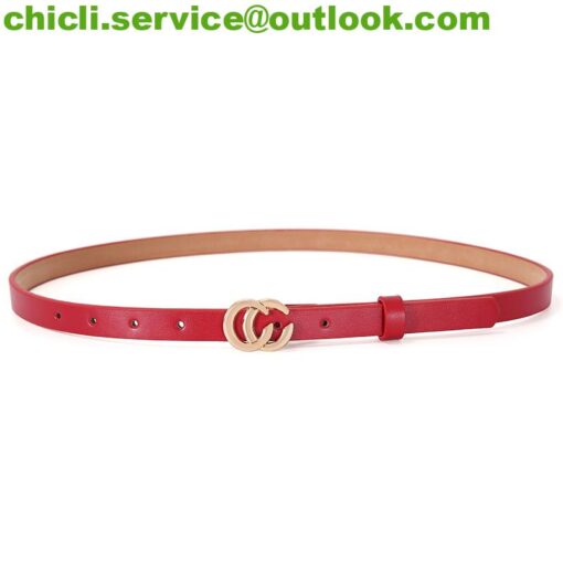 Gucci GG Marmont reversible thin belt dupe GG017