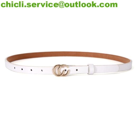 Gucci GG Marmont reversible thin belt dupe GG017