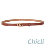 Gucci GG Marmont reversible thin belt dupe GG017
