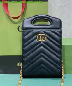 Gucci GG Marmont top handle mini Dupe Bag GG044