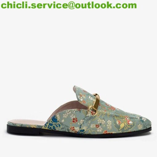 Gucci GG WOMEN’S GG FLORA PRINCETOWN SLIPPER dupe GG050