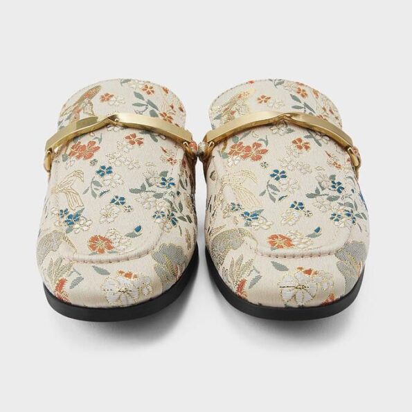 Gucci GG WOMEN’S GG FLORA PRINCETOWN SLIPPER dupe GG050