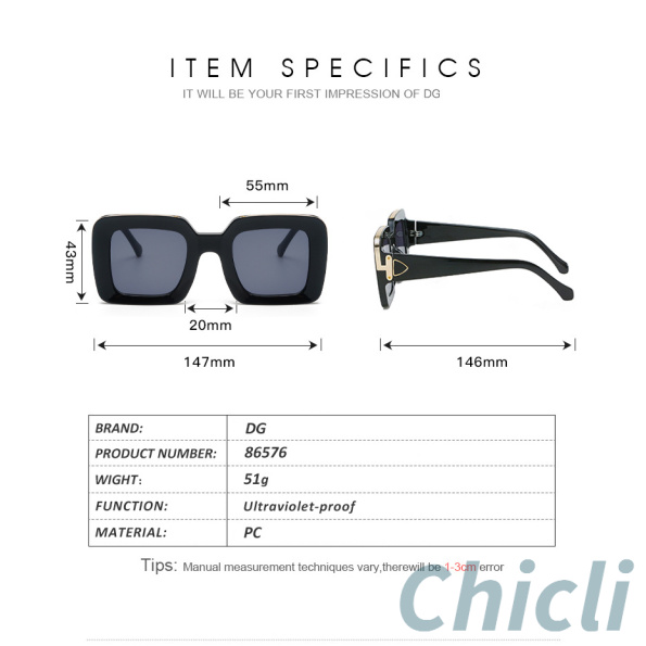 Gucci GG Wide – High Bridge Fit Dupe Sunglasses GG056