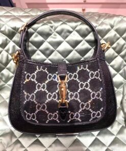 Gucci JACKIE 1961 GG CRYSTAL MINI Dupe Bag GG054