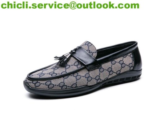 Gucci Men’s GG loafer with tassel dupe GG008