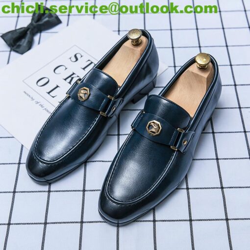 Gucci Men’s loafer with Interlocking G dupe GG010