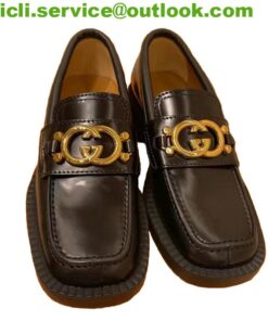 Gucci Women’s loafer with Interlocking G dupe GG006