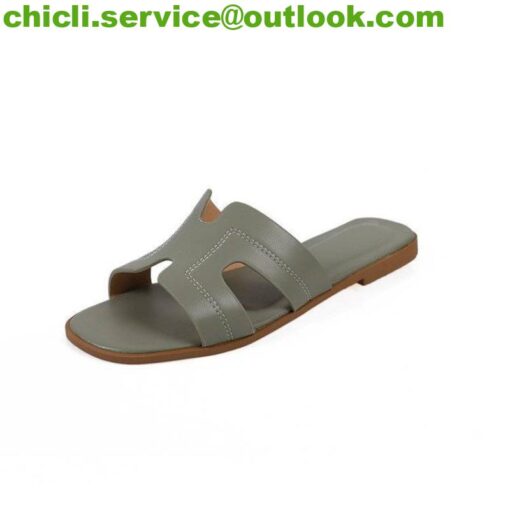 Hermes ORAN Dupe H CUT-OUT SANDALS HER007