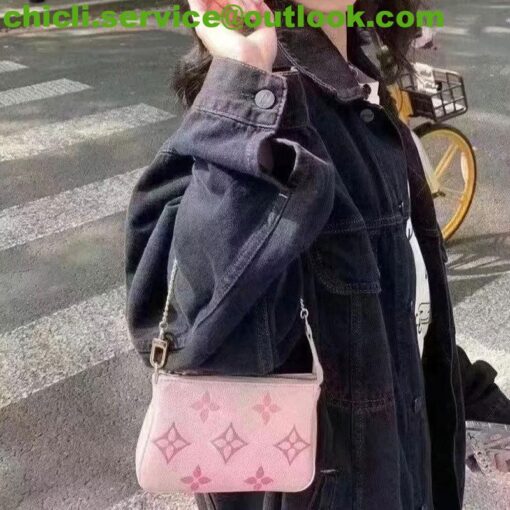 Louis Vuitton LV Multi Pochette Dupe Accessoires Pink CL009