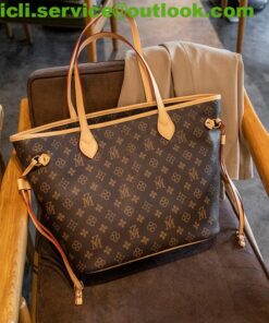 Louis Vuitton LV Neverfull  Dupe Monogram Canvas Bag CL002