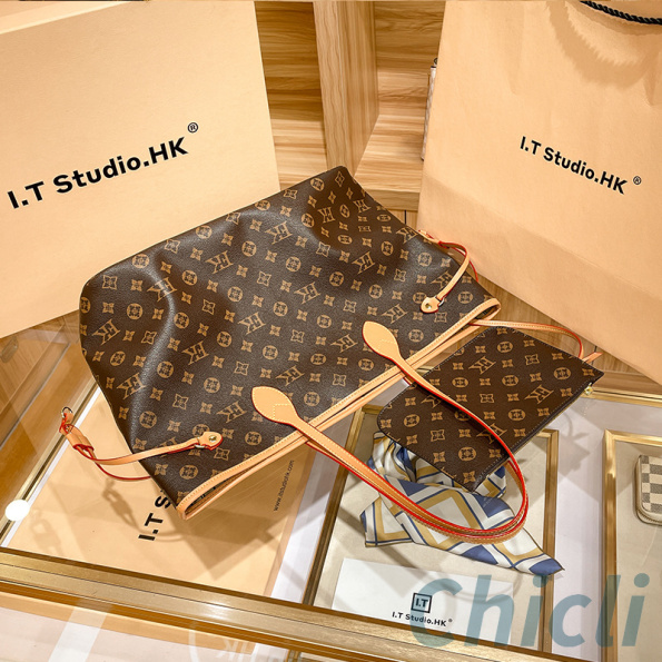Louis Vuitton LV Neverfull Dupe Monogram Canvas Bag CL003