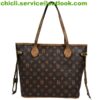 Louis Vuitton LV Neverfull Dupe Monogram Canvas Bag CL005