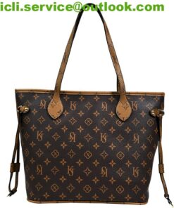 Louis Vuitton LV Neverfull Dupe Monogram Canvas Bag CL004