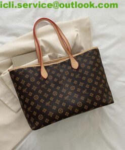 Louis Vuitton LV Neverfull Dupe Monogram Canvas Bag CL005