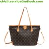 Louis Vuitton LV Neverfull Dupe Monogram Canvas Bag CL005