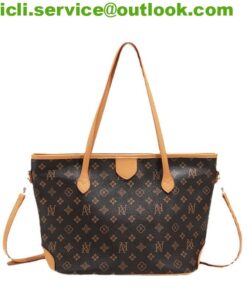 Louis Vuitton LV Neverfull Dupe Monogram Canvas Bag CL006