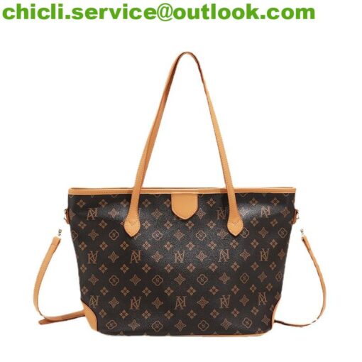 Louis Vuitton LV Neverfull Dupe Monogram Canvas Bag CL006