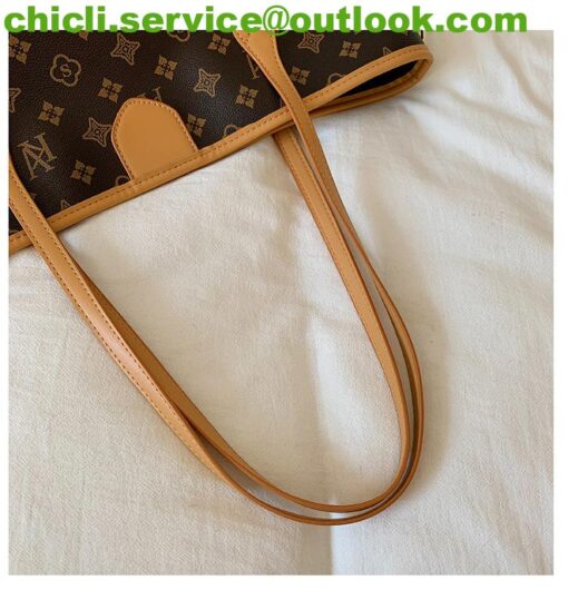 Louis Vuitton LV Neverfull Dupe Monogram Canvas Bag CL006