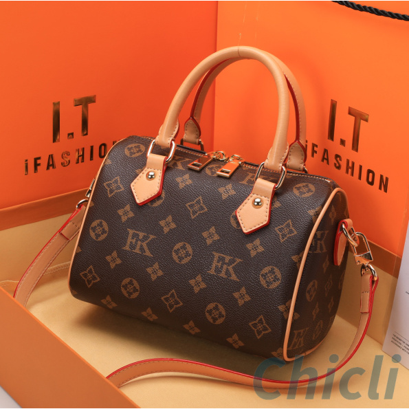 Louis Vuitton LV Speedy Dupe Bag Monogram Canvas CL013