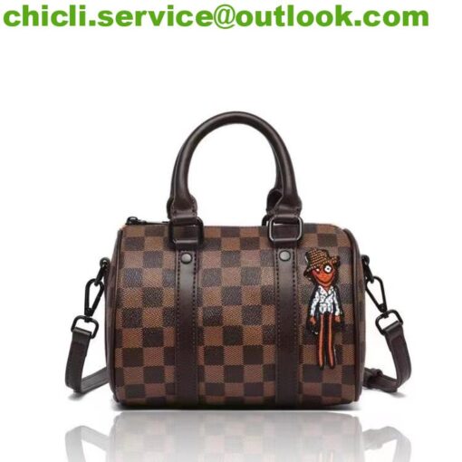 Louis Vuitton LV Speedy Dupe Damier Ebene Bag CL018