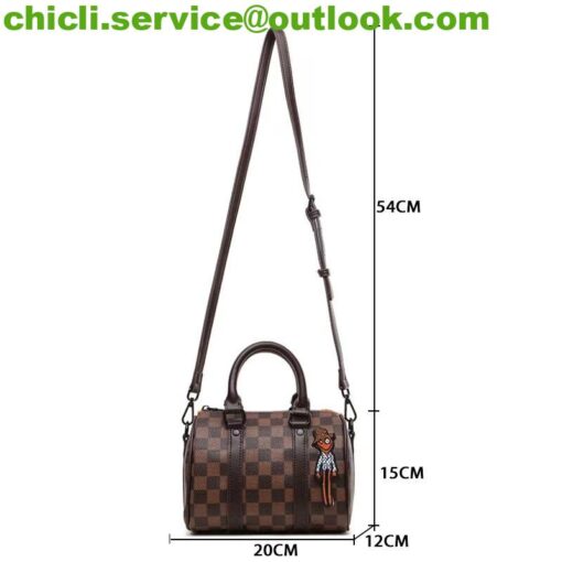 Louis Vuitton LV Speedy Dupe Damier Ebene Bag CL018