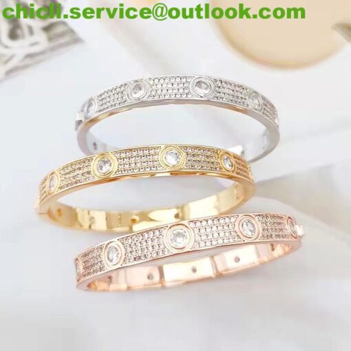 Cartier LOVE BRACELET, DIAMOND-PAVED Dupe CA008