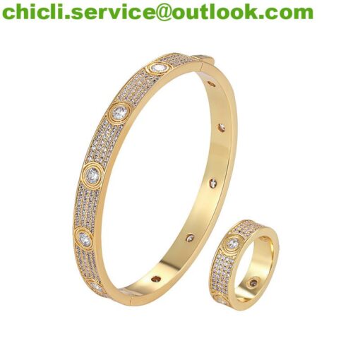 Cartier LOVE BRACELET, DIAMOND-PAVED Dupe CA008