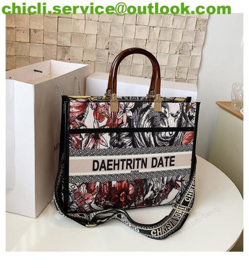 Dior MEDIUM DIOR BOOK TOTE Dupe Bag DR003