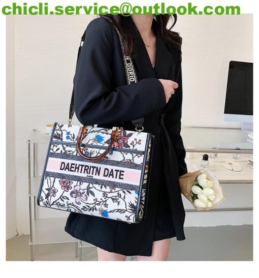 Dior MEDIUM DIOR BOOK TOTE Dupe Bag DR003