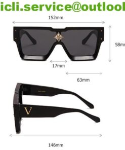 Louis Vuitton LV Cyclone Sunglasses Dupe CL053