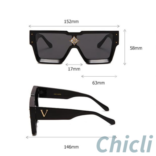 Louis Vuitton LV Cyclone Sunglasses Dupe CL053