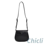 PRADA Cleo brushed leather shoulder bag with flap Dupe PR014