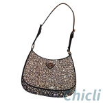 PRADA Cleo brushed leather shoulder bag with flap Dupe PR014