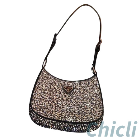 PRADA Cleo satin bag with crystals Dupe PR015