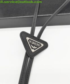 PRADA Saffiano leather bolo tie Dupe PR022