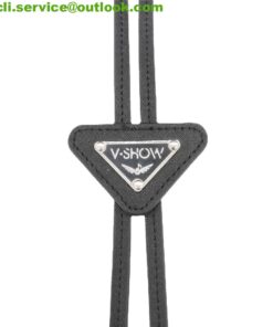 PRADA Saffiano leather bolo tie Dupe PR022