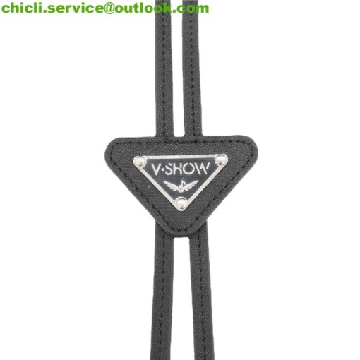 PRADA Saffiano leather bolo tie Dupe PR022