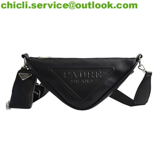 PRADA Triangle leather shoulder bag Dupe PR021