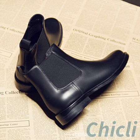 Prada Brushed leather Chelsea boots dupe PR024