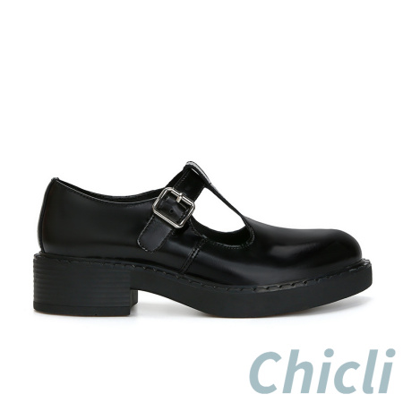 Prada Brushed-leather Mary Jane T-strap shoes dupe PR023