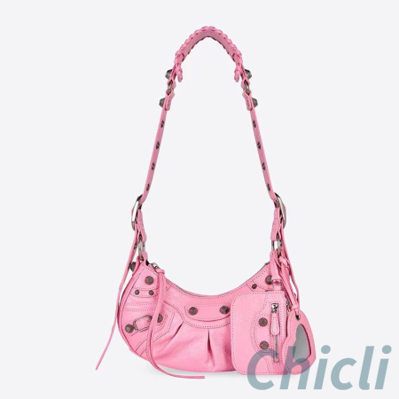 Balenciaga Dupe WOMEN’S LE CAGOLE XS SHOULDER BAG IN PINK Bag BA004