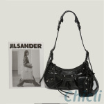 Balenciaga Dupe WOMEN’S LE CAGOLE XS SHOULDER BAG METALLIZED IN SILVER Bag BA005
