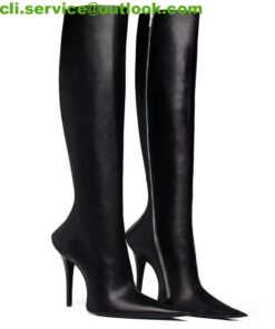 Balenciaga WOMEN’S WITCH 110MM BOOT IN BLACK Dupe BA007