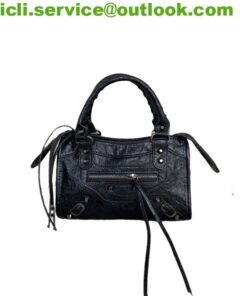 Balenciaga Dupe WOMEN’S NEO CAGOLE CITY HANDBAG IN BLACK Bag BA019