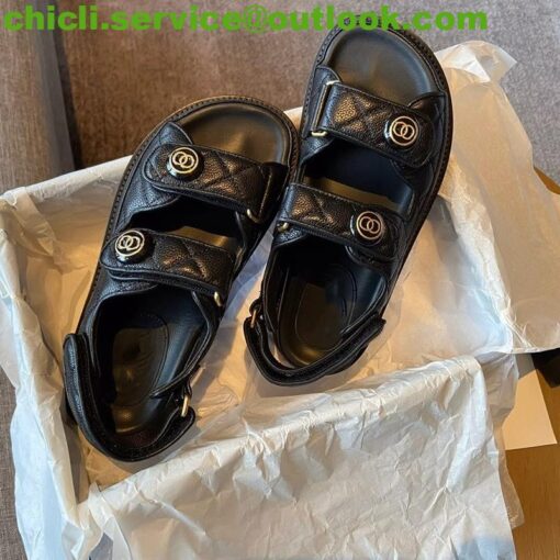 Chanel Dad Sandals Dupe CC002