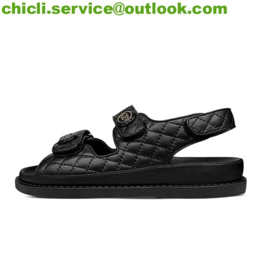 Chanel Dad Sandals Dupe CC002