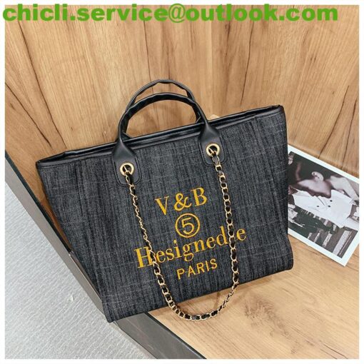 Chanel Deauville Tote Dupe CC005