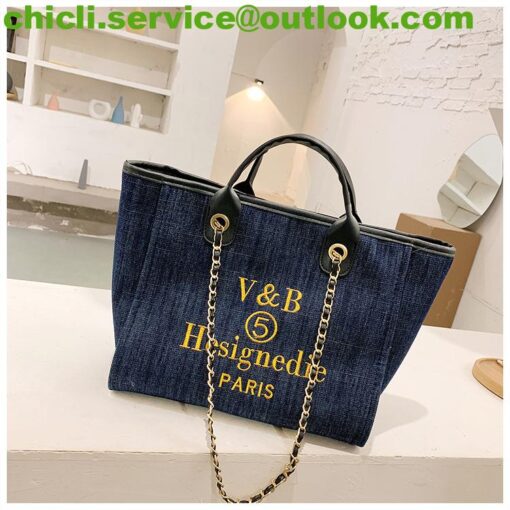 Chanel Deauville Tote Dupe CC005